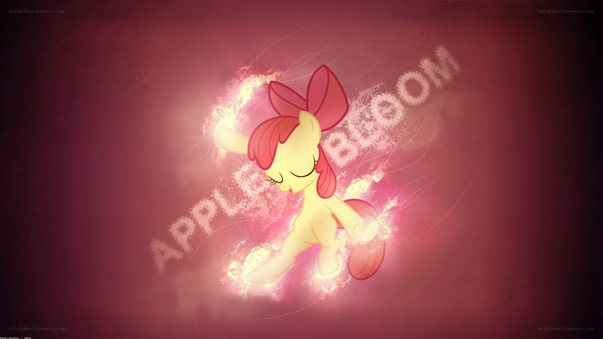 Apple Bloom with glowing effect