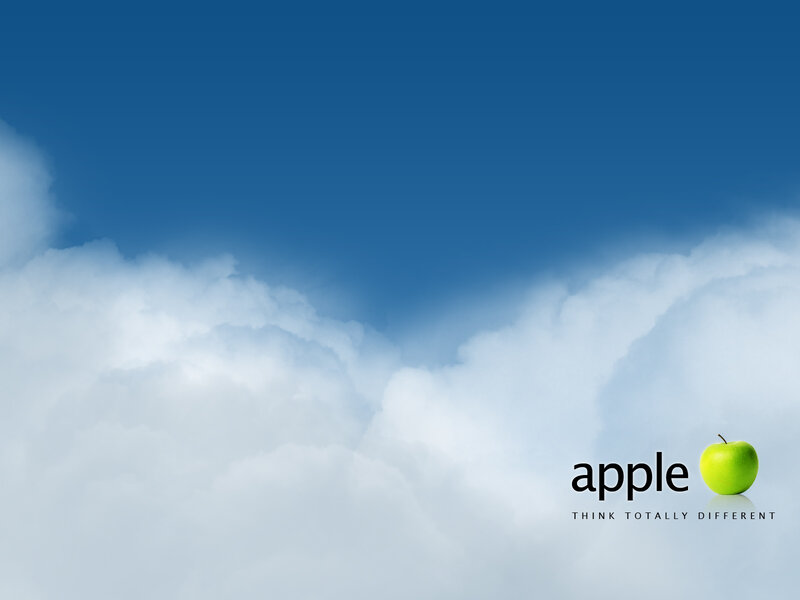 Apple brand advertisement