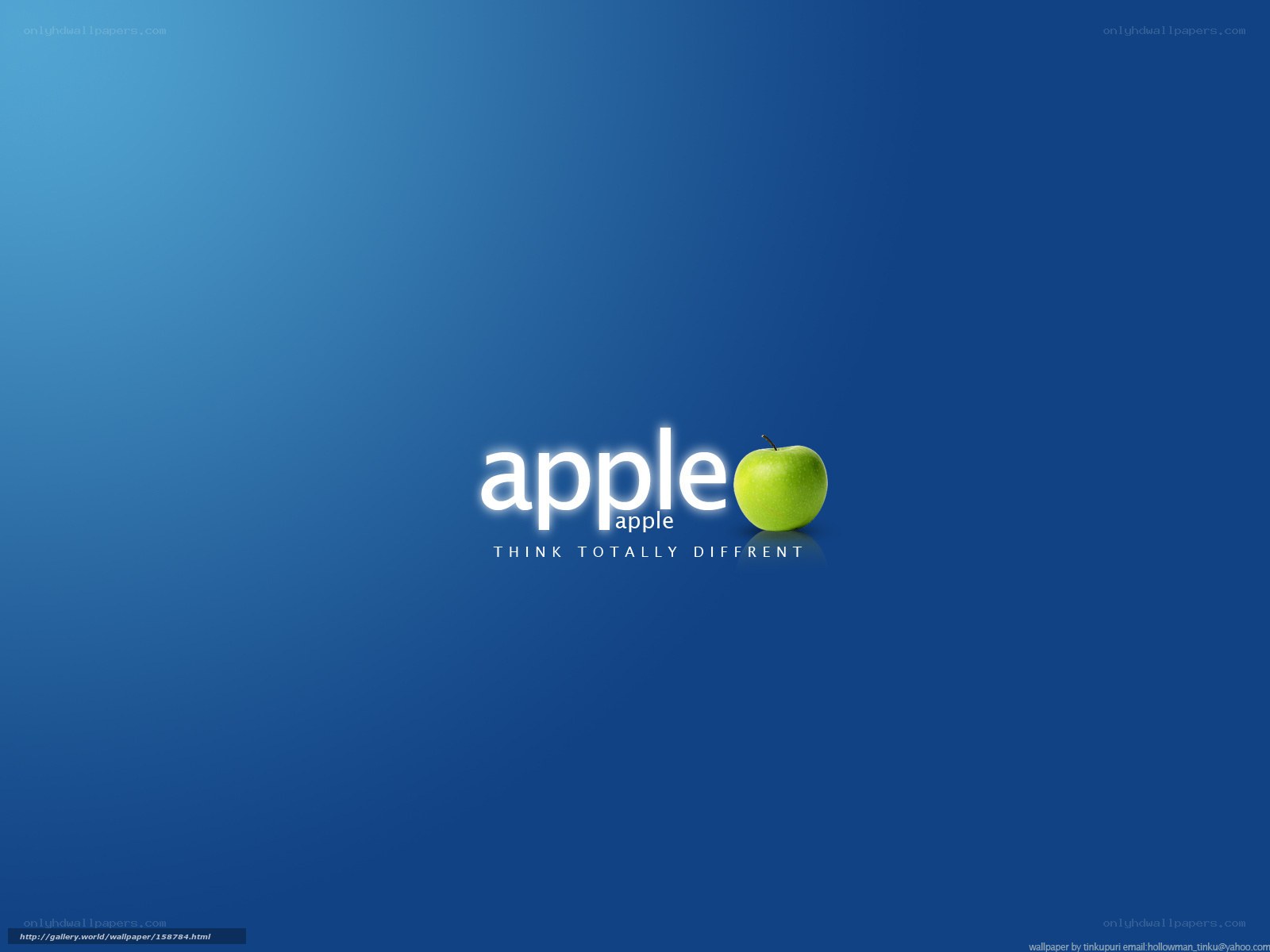 Apple brand logo wallpaper