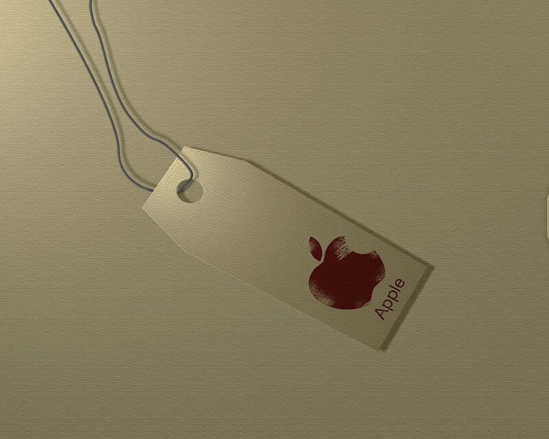 Apple Brand Tag