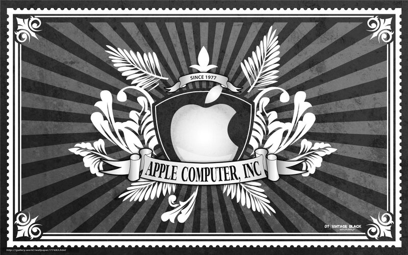 Apple Computer Vintage Logo