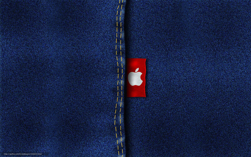 Apple denim texture