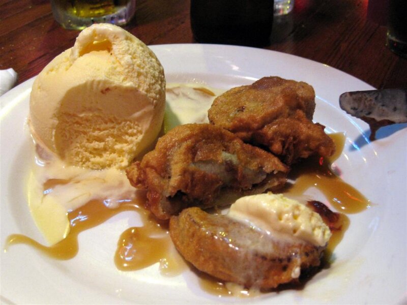 Apple Dumplings with Ice Cream