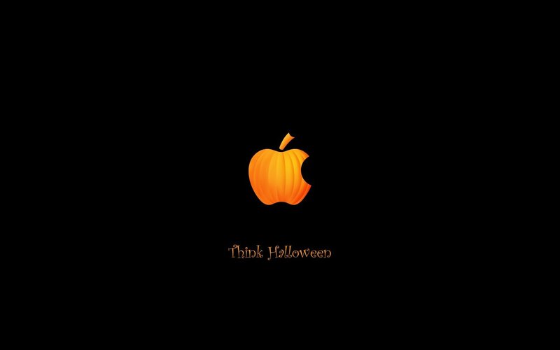 Apple Halloween logo