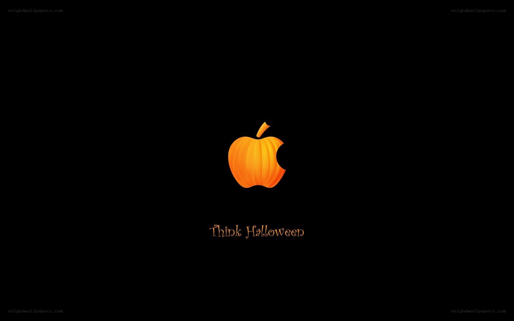 Apple Halloween logo