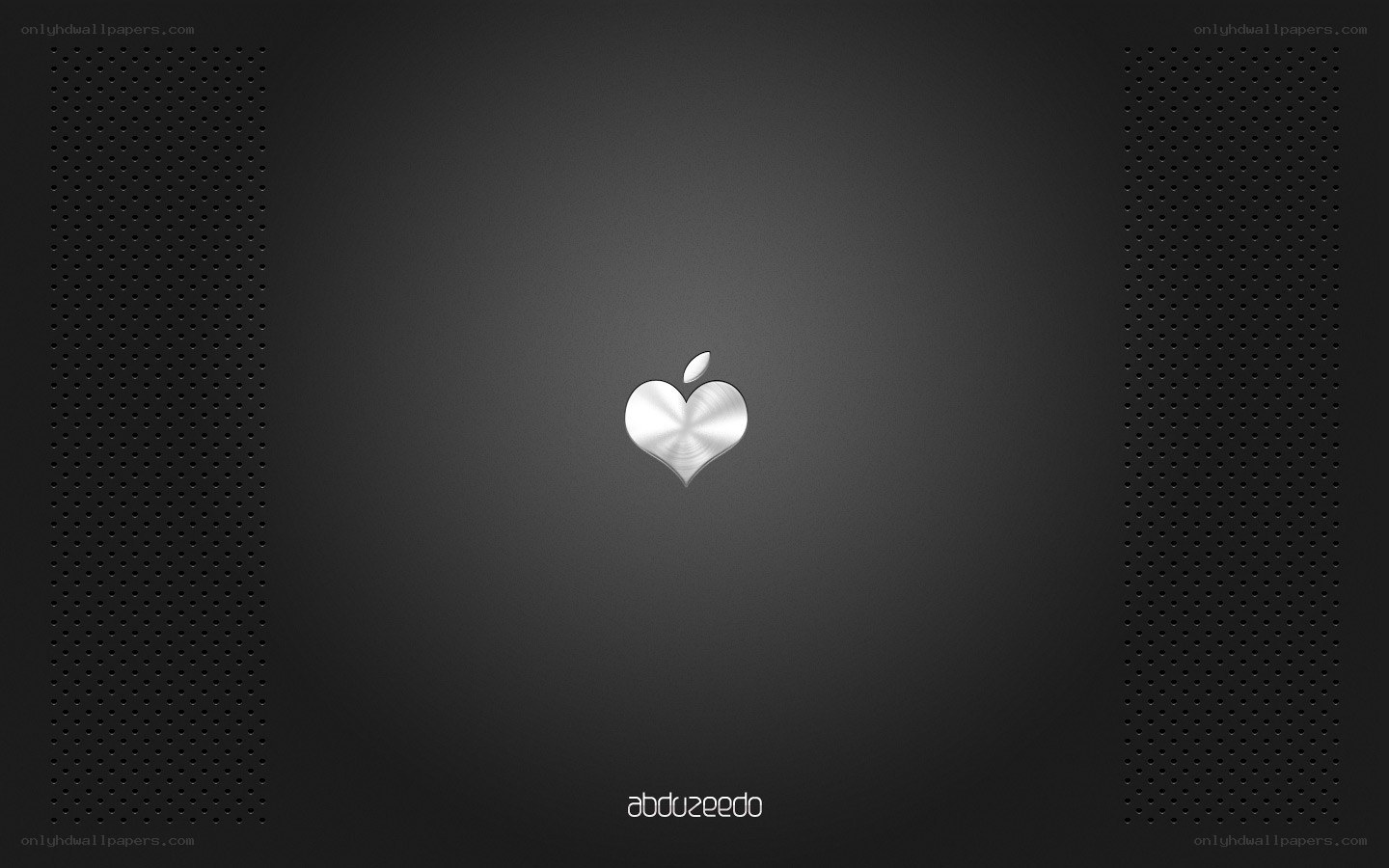 Apple heart logo wallpaper