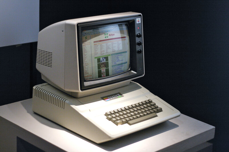 Apple II Computer — White, Neutral