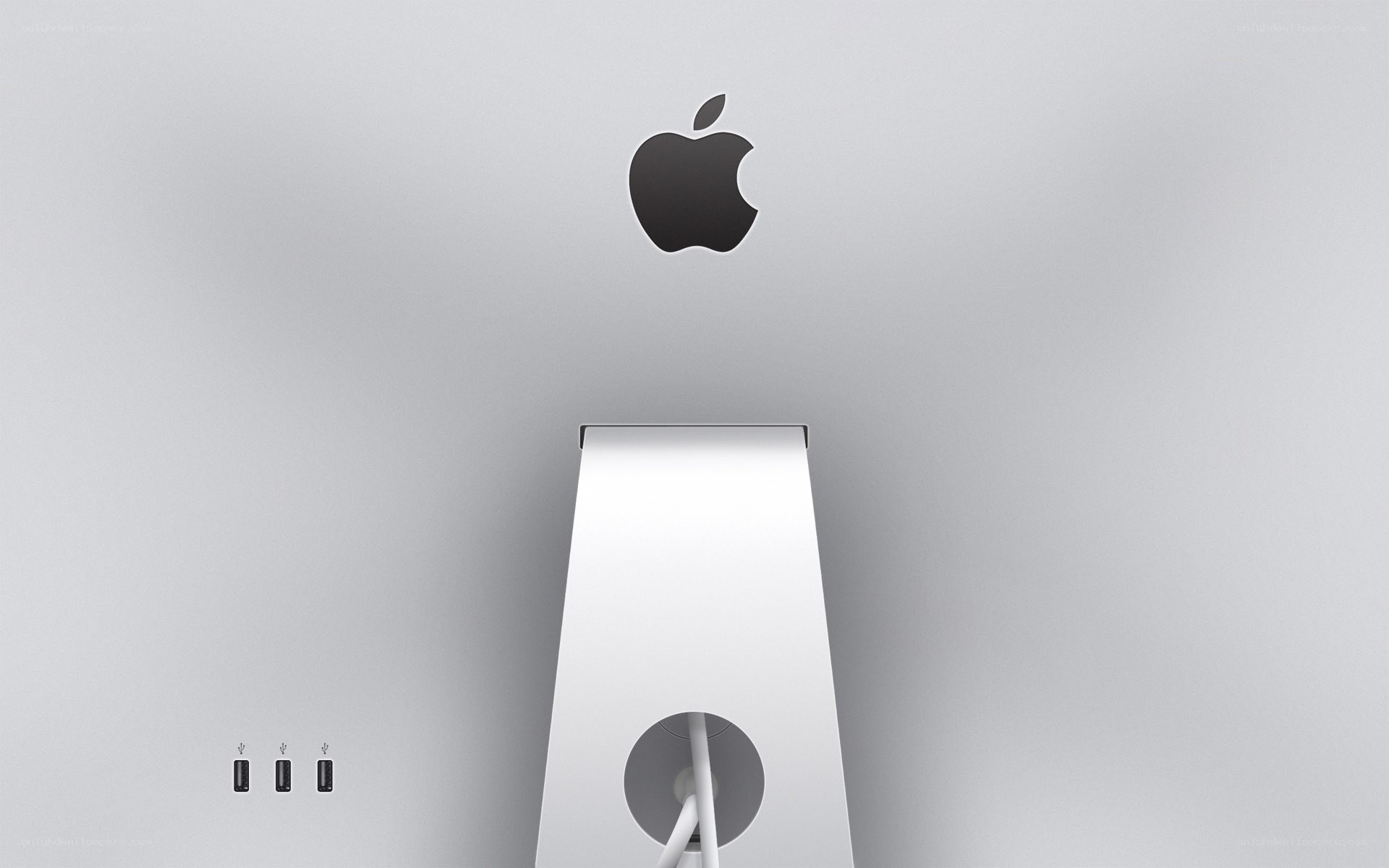 Apple iMac rear view