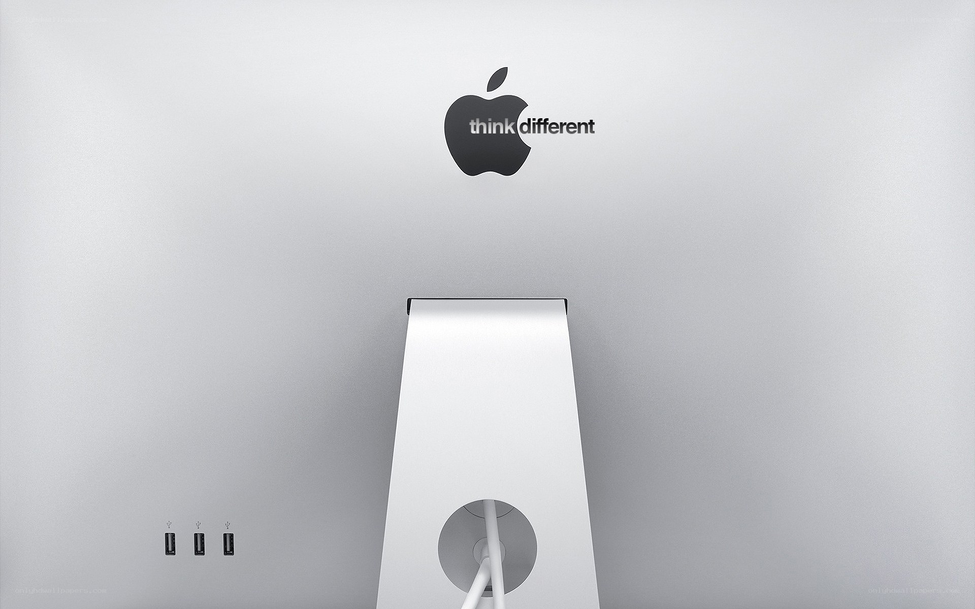 Apple iMac rear view