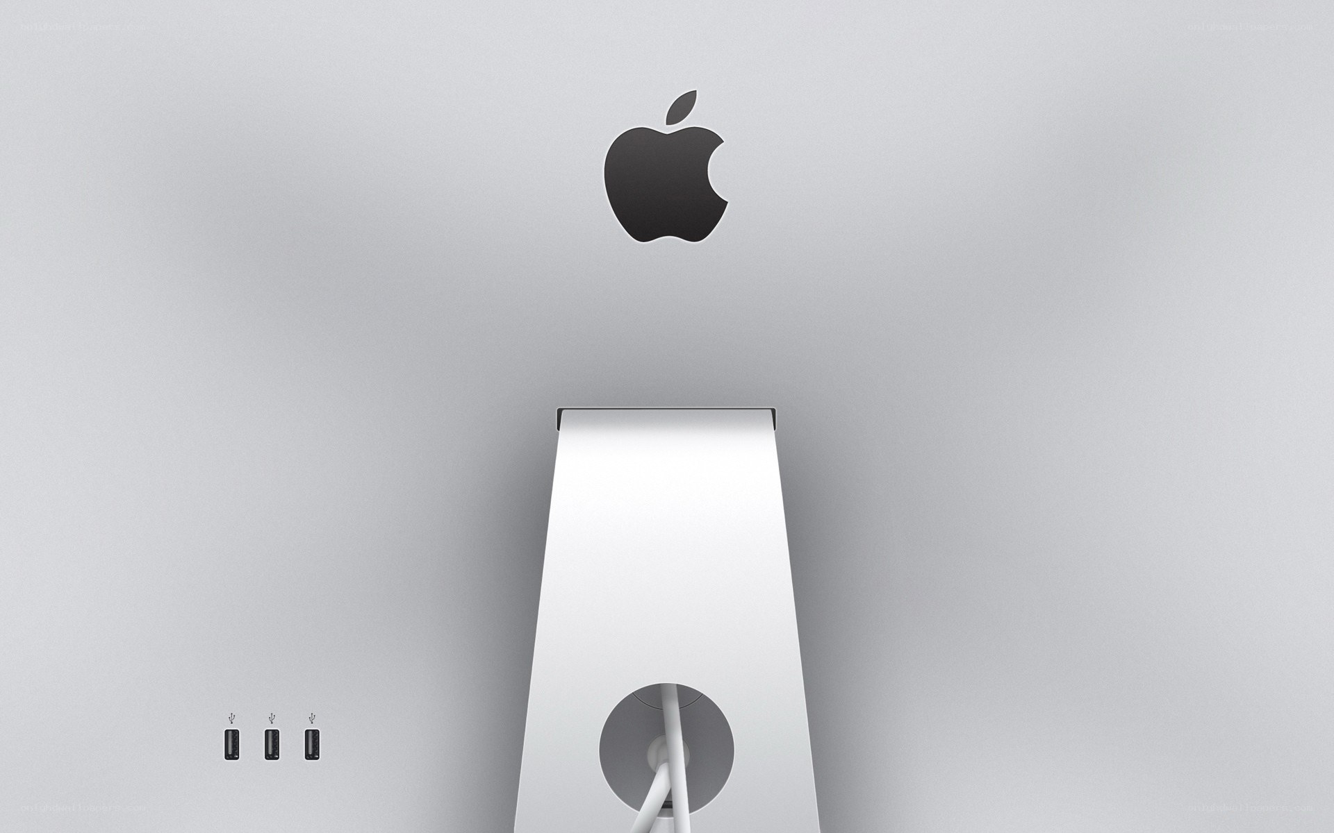 Apple iMac rear view