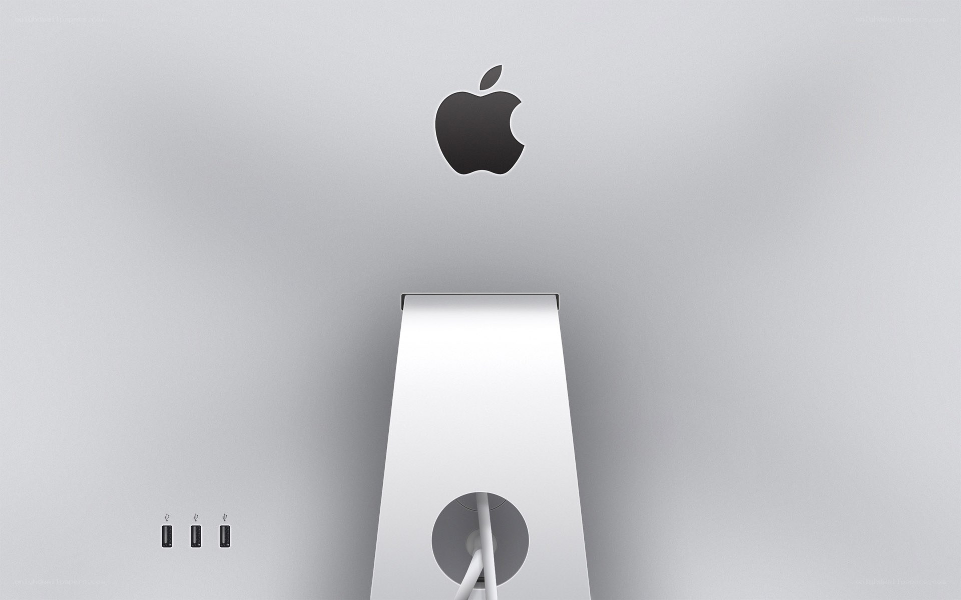 Apple iMac rear view