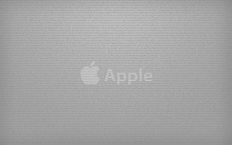Apple Inc. history text