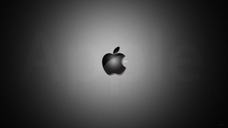 Apple iOS 5 logo wallpaper