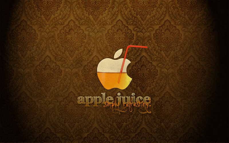 apple juice advertisement