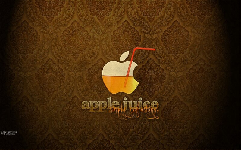 apple juice wallpaper