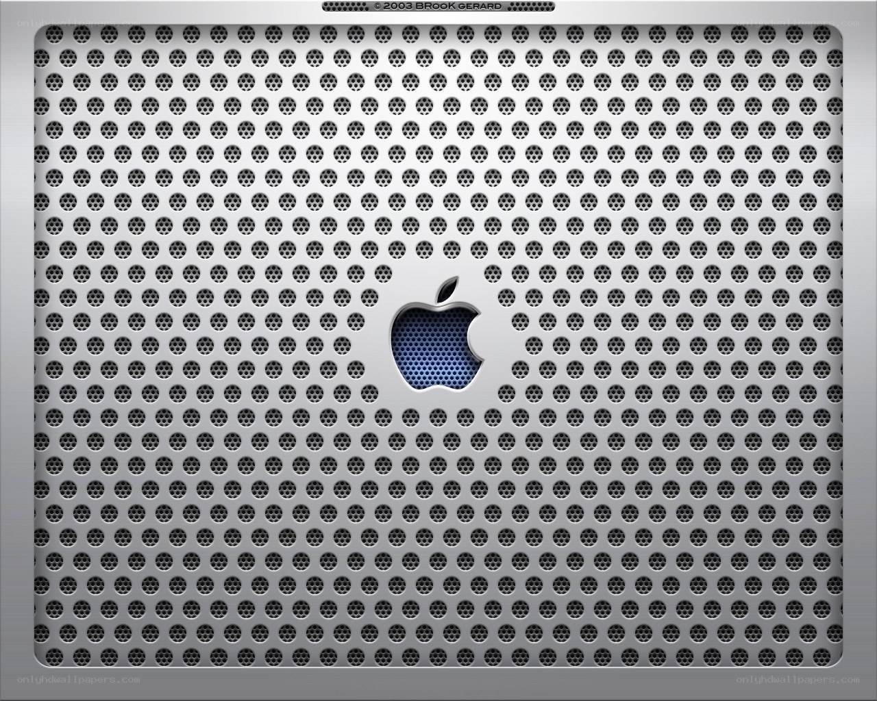 Apple laptop back panel