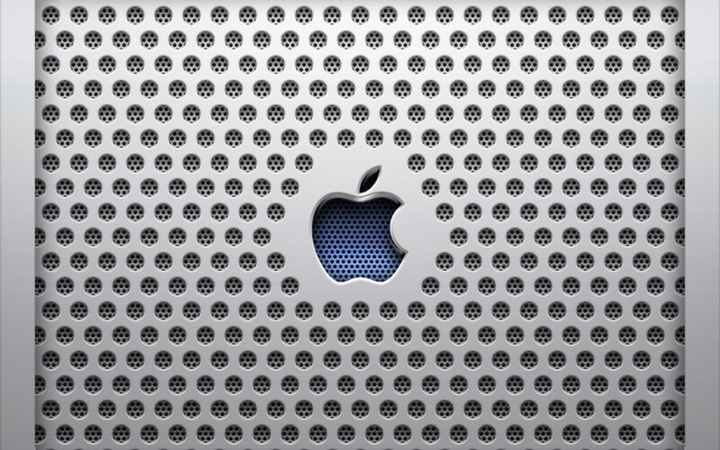 Apple Laptop Back Panel — Silver