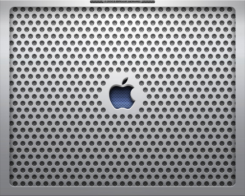 Apple laptop back panel