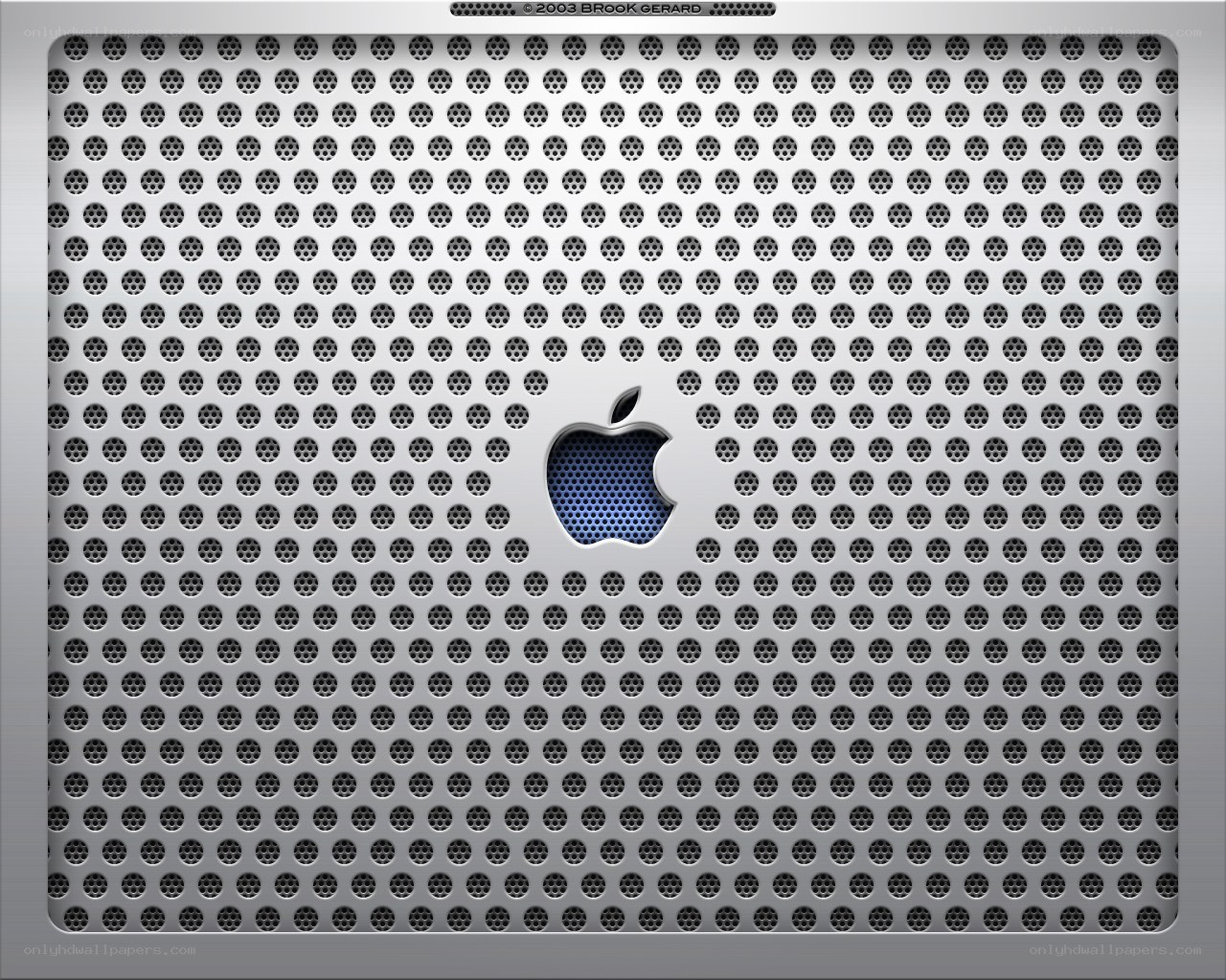 Apple laptop back panel
