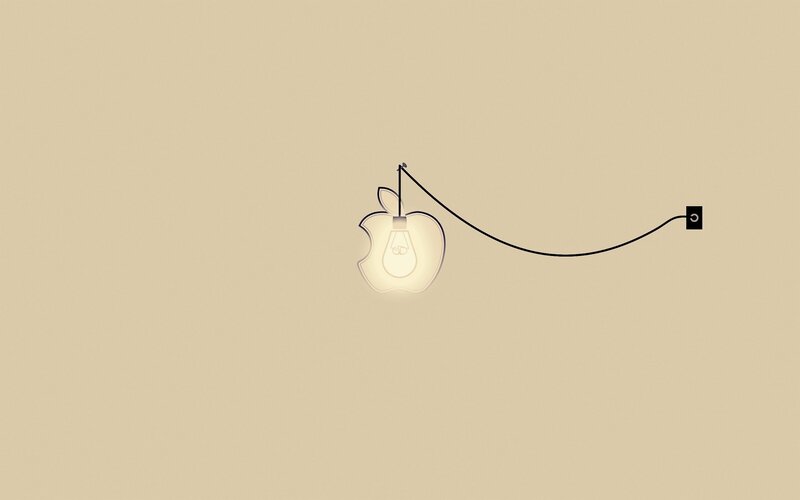 Apple light bulb design