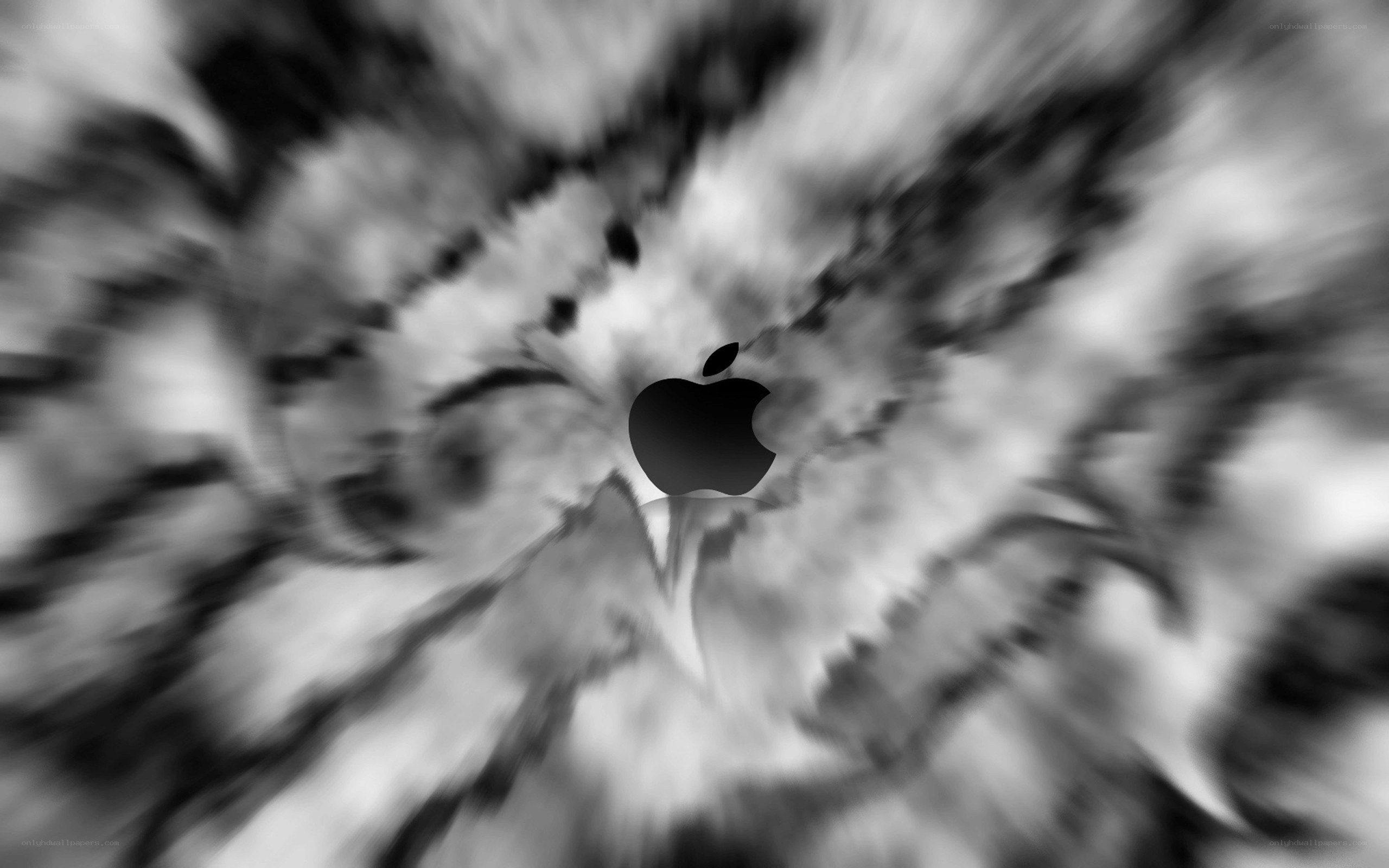 Apple logo abstract background