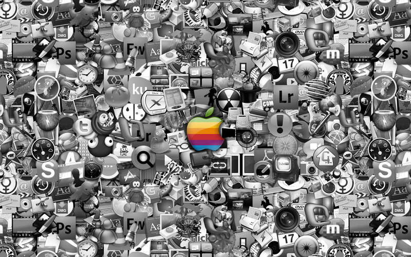 Apple Logo Collage