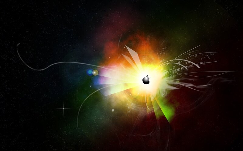 Apple Logo Explosion