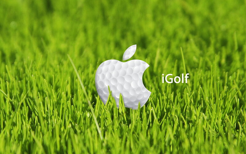 Apple Logo Golf Ball