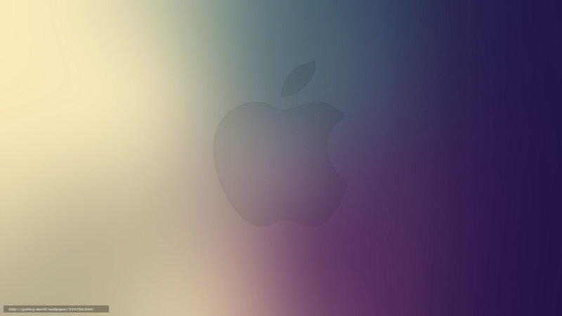 Apple logo gradient background