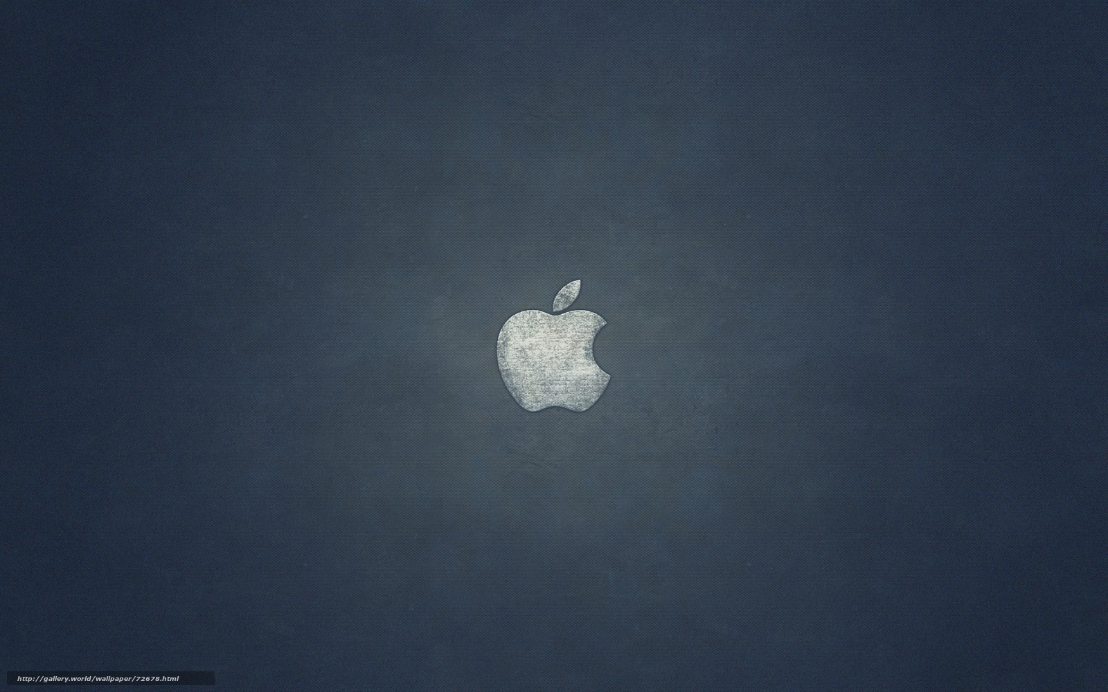 Apple logo on dark background