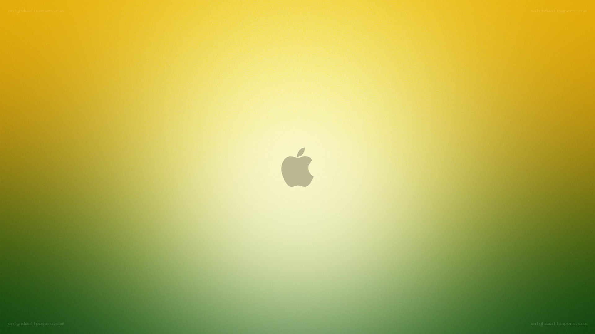 Apple logo on gradient background