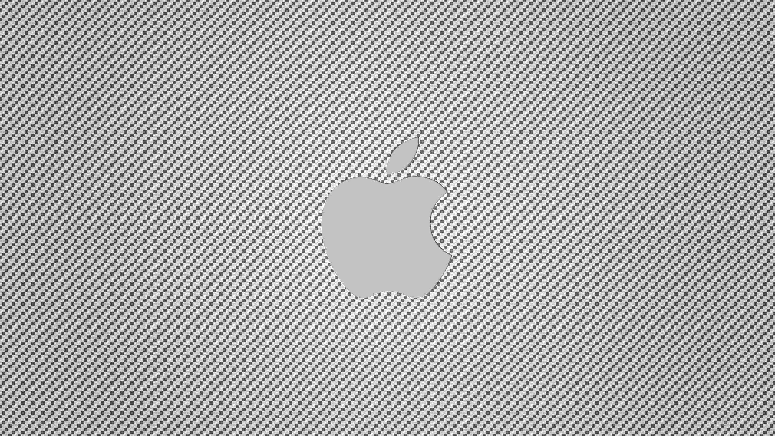 Apple logo on gray background