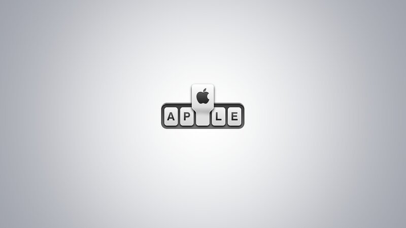 Apple Logo on Keyboard