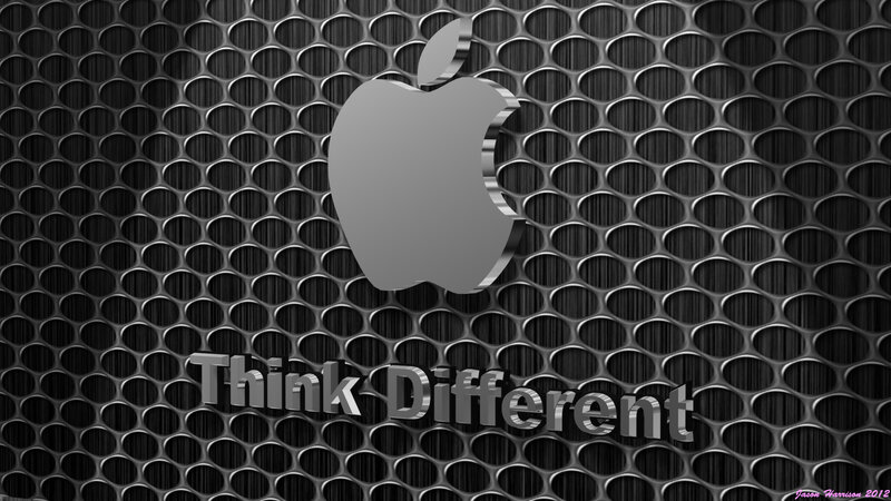 Apple Logo on Mesh