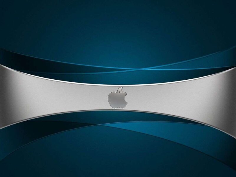 Apple Logo on Metal Band