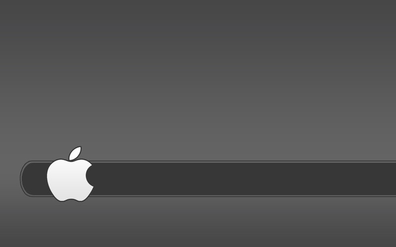 Apple Logo on Progress Bar