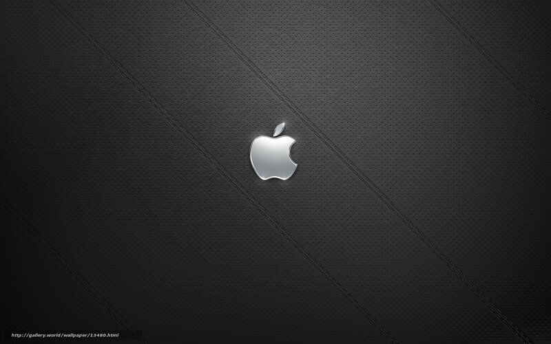 Apple logo on textured background