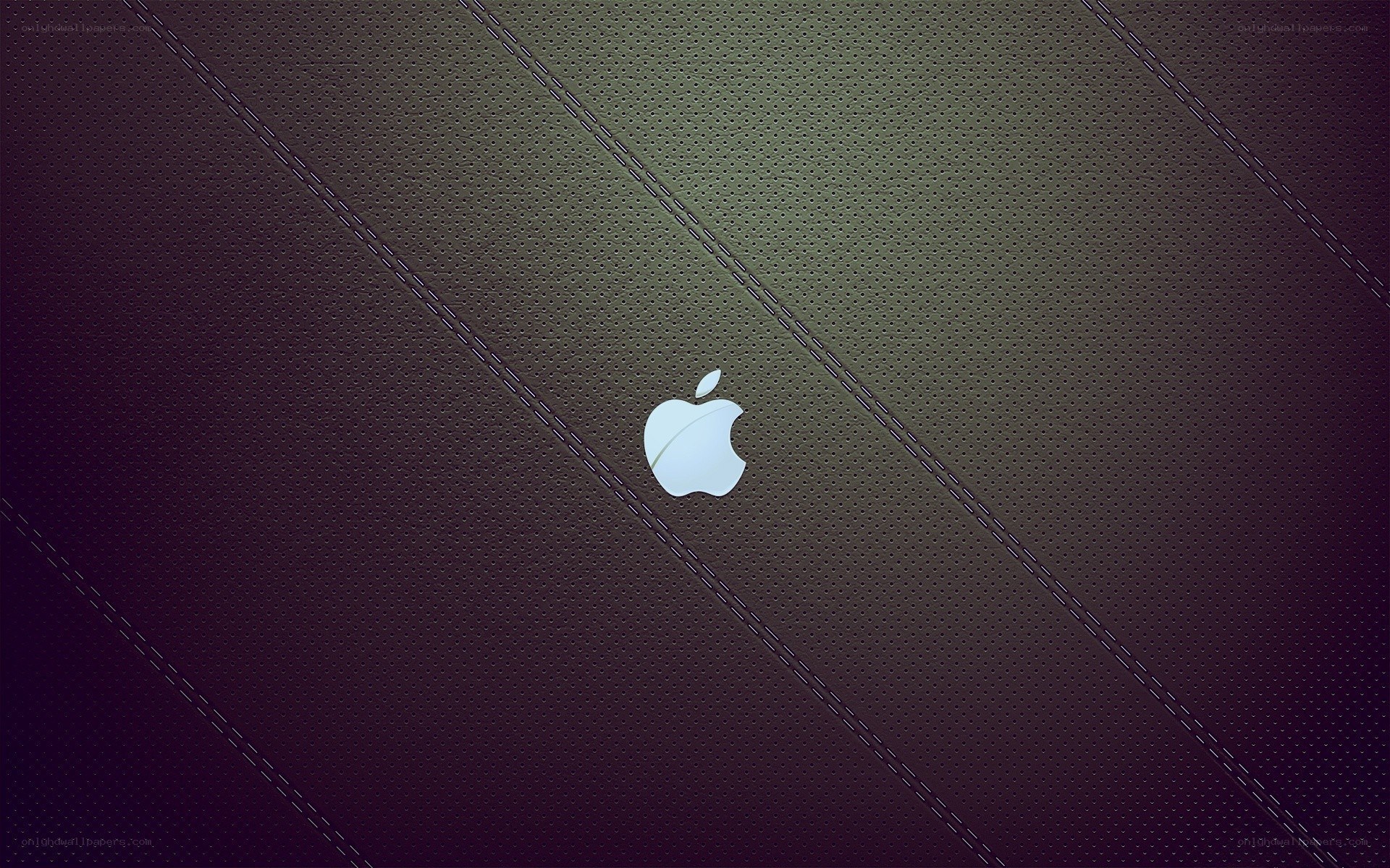 Apple logo on textured background