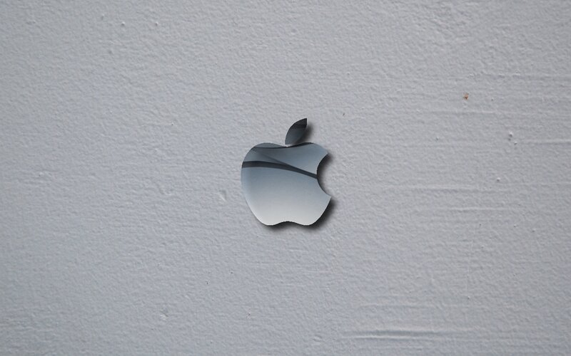 Apple Logo on Wall
