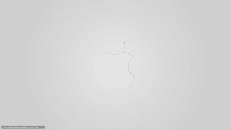 Apple Logo on White — Neutral