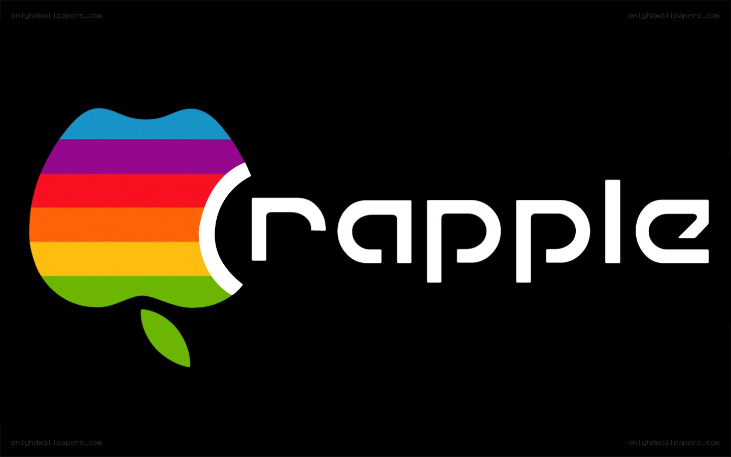 Apple logo parody
