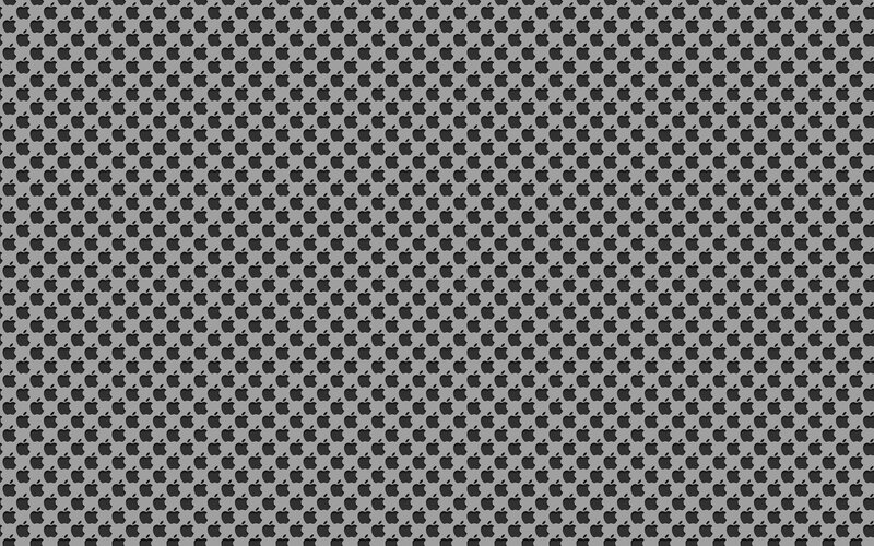 Apple logo pattern background