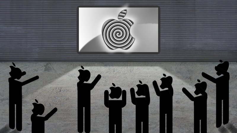Apple logo presentation