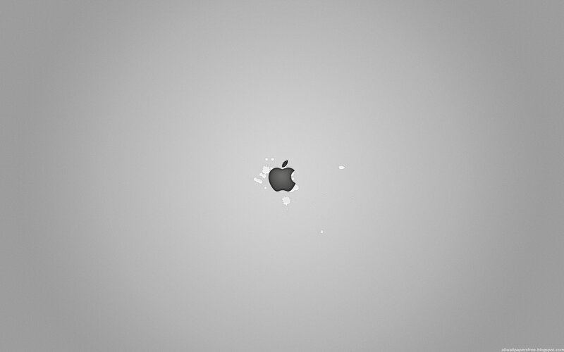 Apple logo splash wallpaper