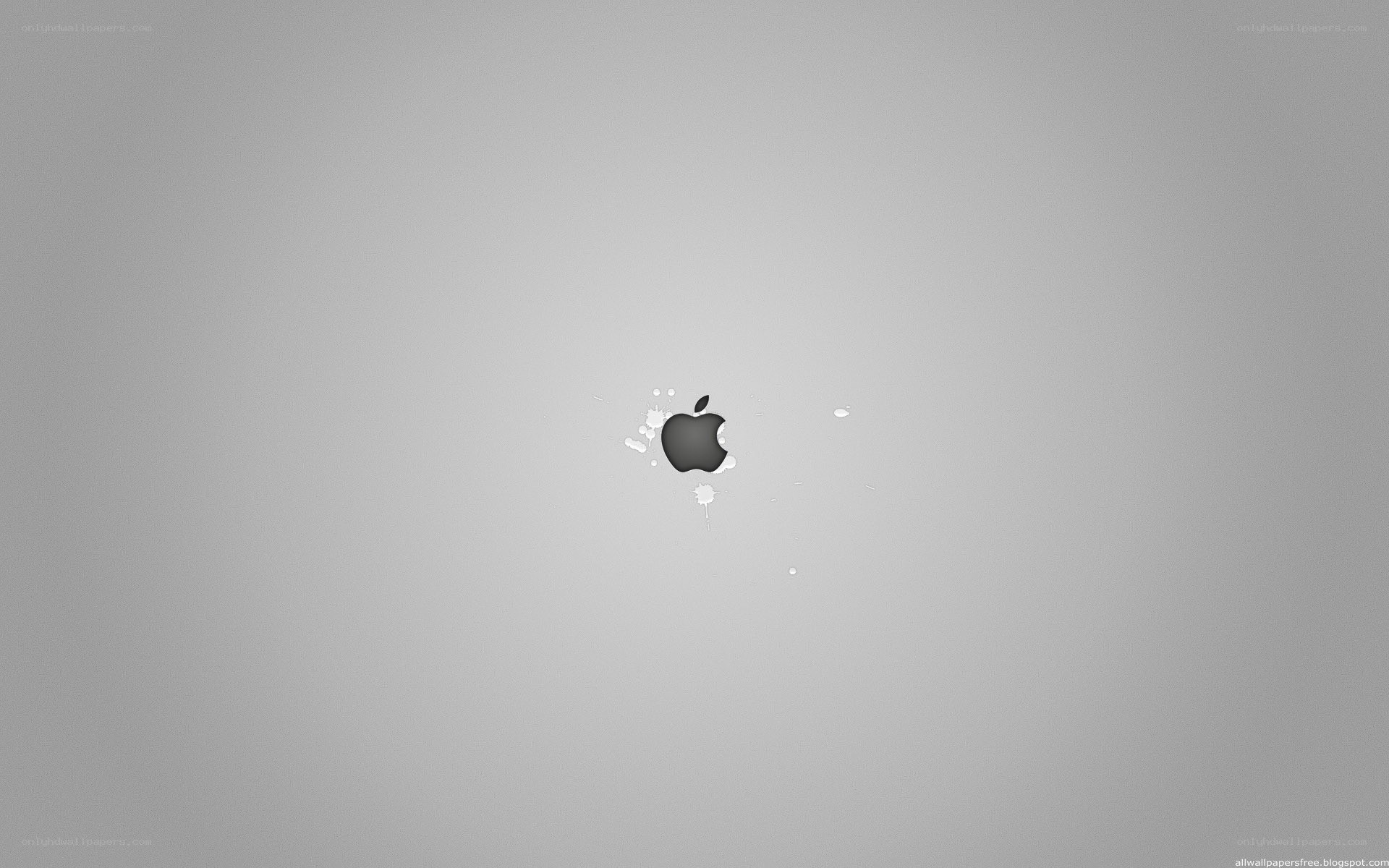 Apple logo splash wallpaper