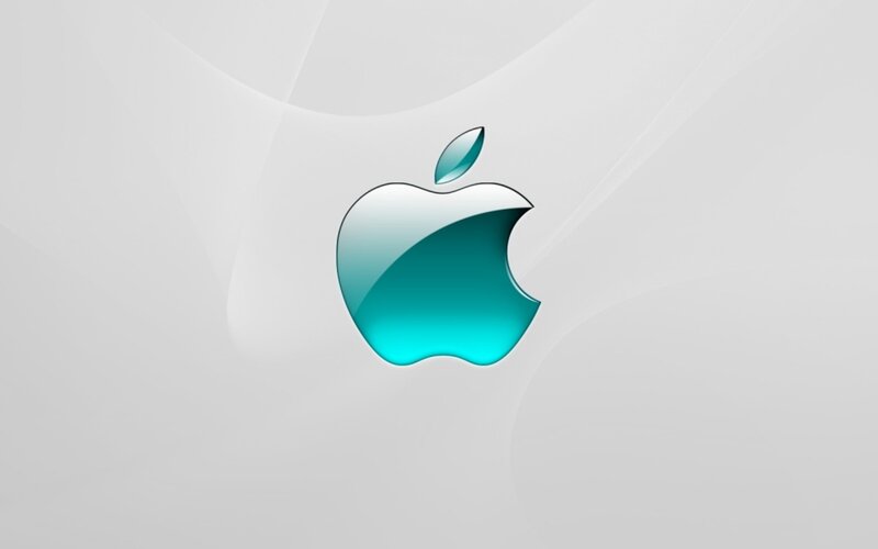 Apple Logo — White