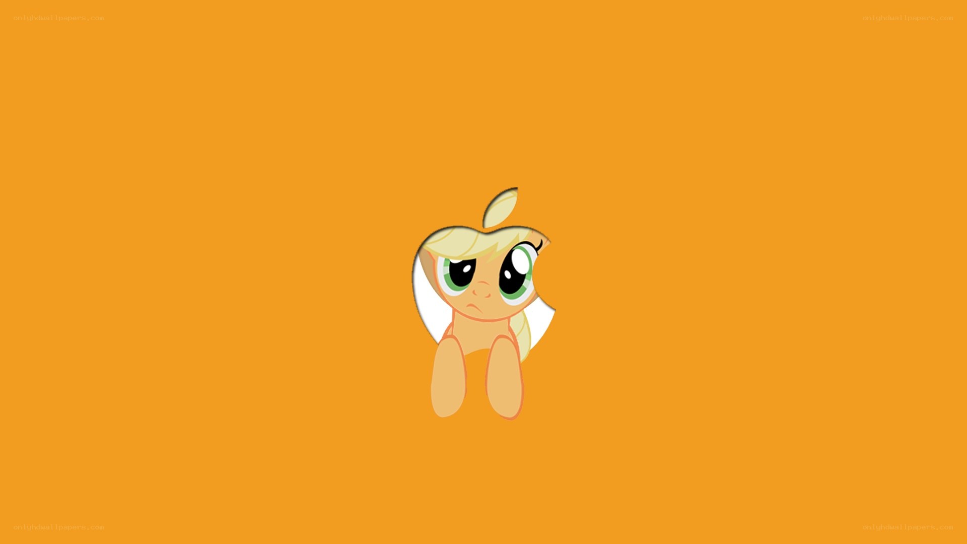 Apple logo with Applejack