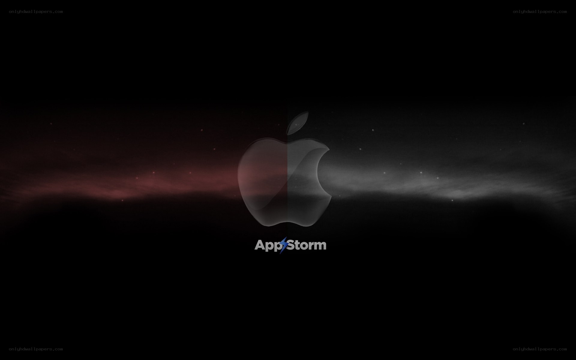 Apple logo with AppStorm watermark