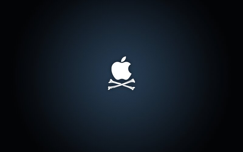 Apple Logo with Bones