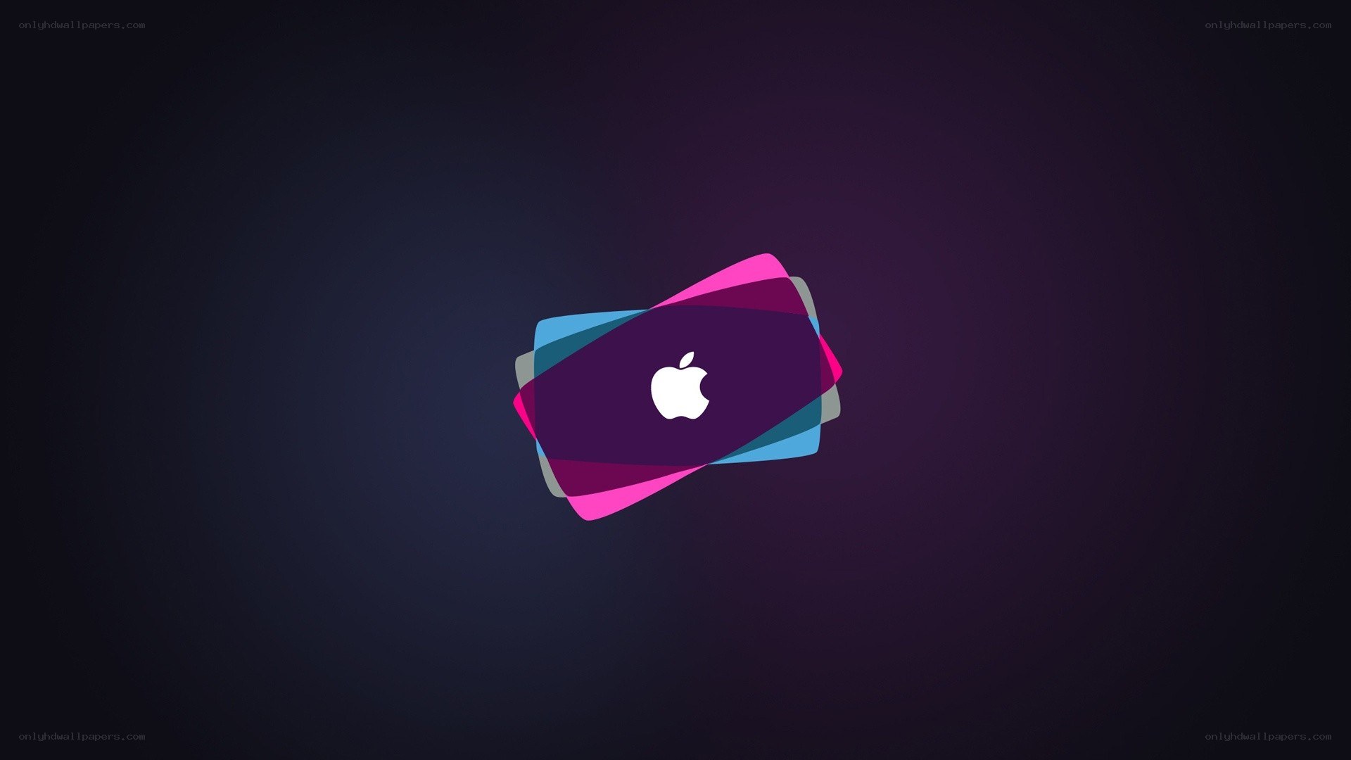 Apple logo with colorful layers